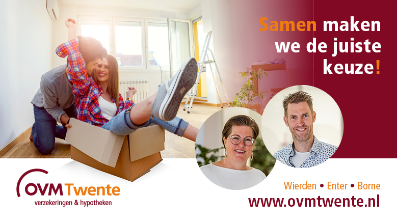 OVM Twente: Samen maken we de juiste keuze voor verzekeringen en hypotheken in Wierden, Enter en Borne. Vriendelijk advies voor hypotheek en verzekering