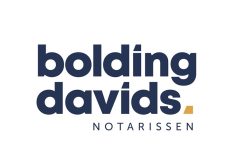 Logo bolding davids met oranje punt en zwart notaris teksten benadrukt www.boldingdavids.nl